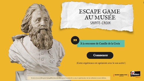 Couverture de A la rescousse de Camille de la Croix : Escape Game