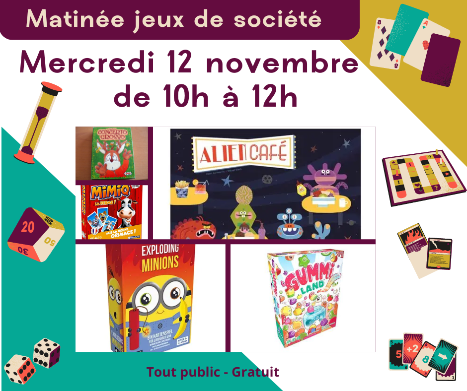 Couverture de Matinée "Jeux de Société"