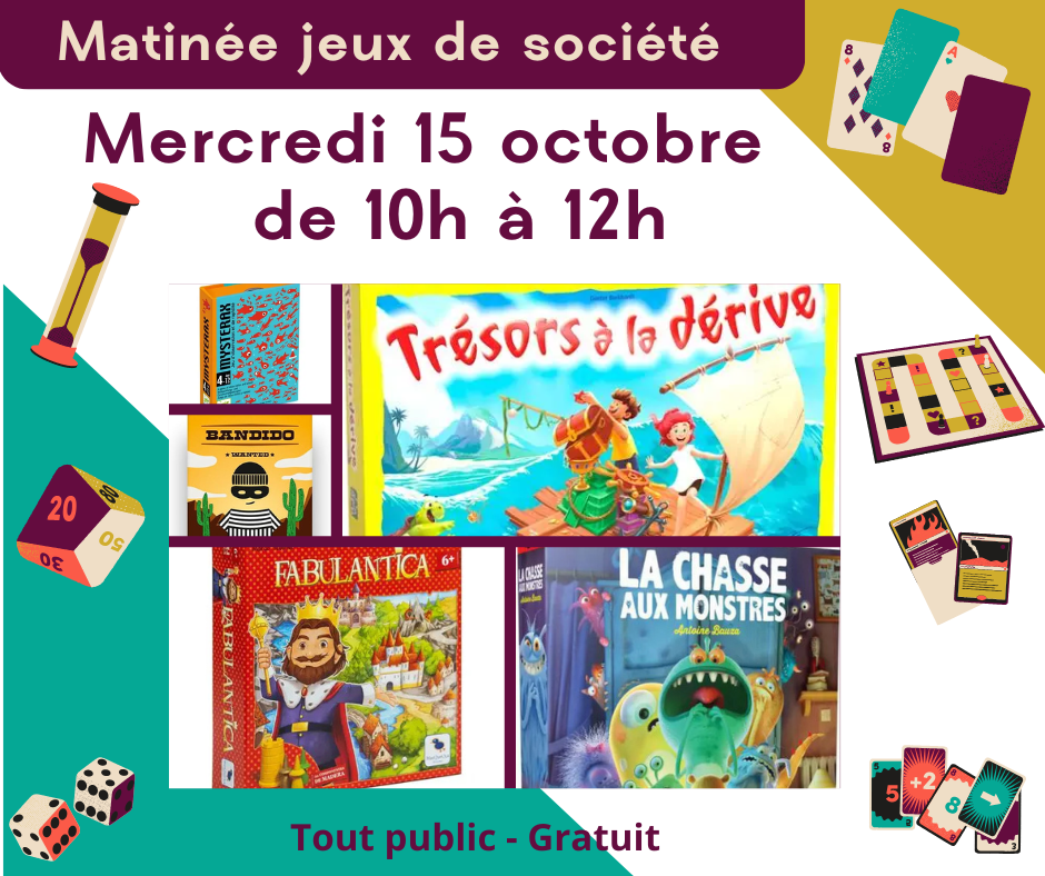 Couverture de Matinée "Jeux de Société"