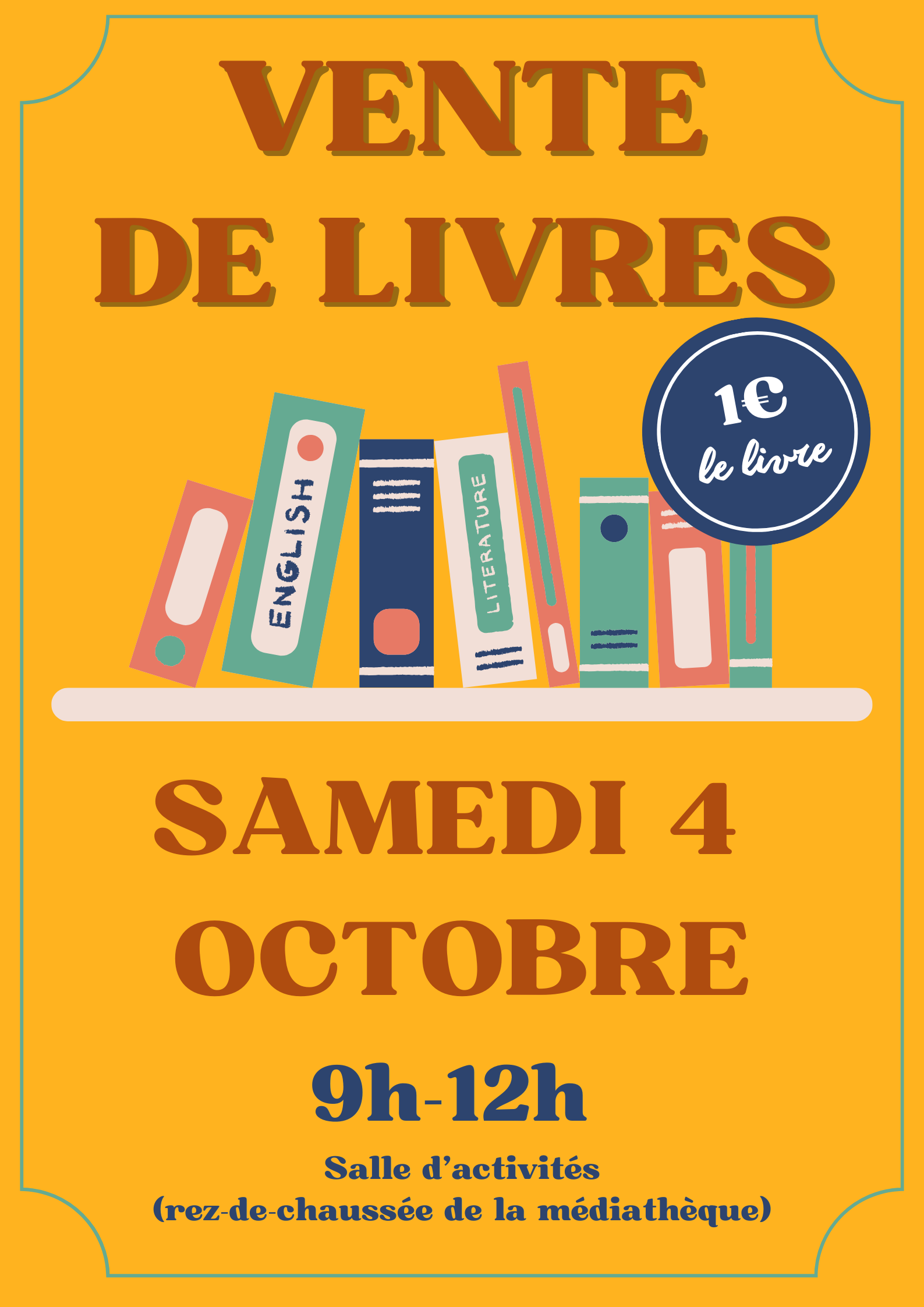 Couverture de Vente de livres d'occasion