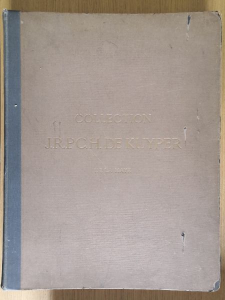 Couverture de Catalogue des tableaux : composant la collection de feu M.-J.R.P.C.H de Kuyper de la La Haye / Et dont la vente aura lieu à Amsterdam Galeries Frederik Muller & Cie / 16-18 Doelenstraat le mardi 30 mai 1911 à 1h 1/4