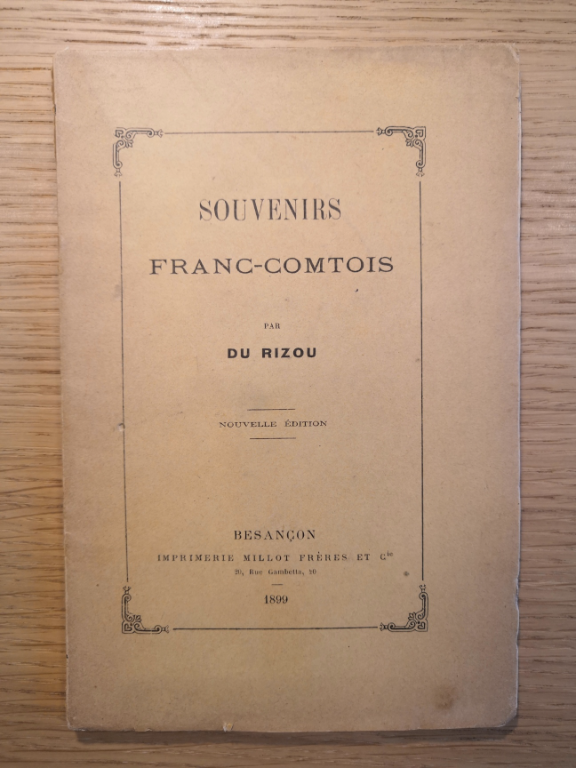 Couverture de Souvenirs franc-comtois